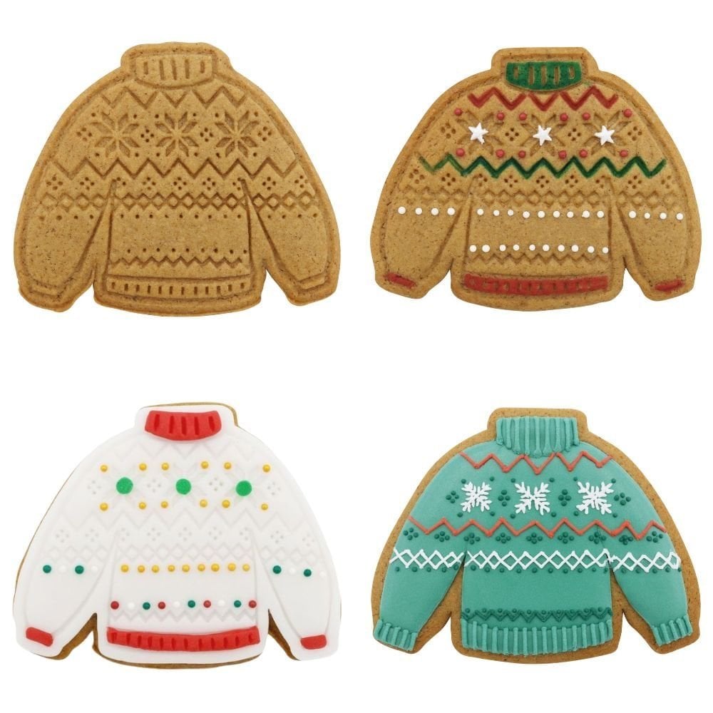PME Cosy Christmas Christmas Cookie Cutters & Stamps Set Of 3