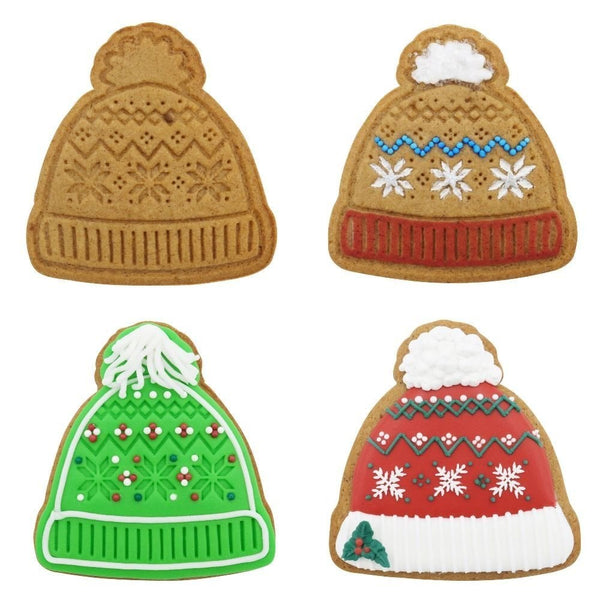 PME Cosy Christmas Christmas Cookie Cutters & Stamps Set Of 3