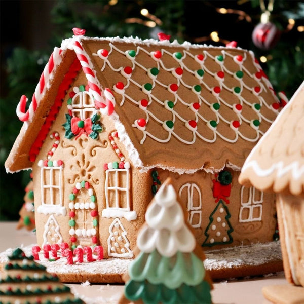 PME Gingerbread House Christmas Cookie Cutters & Stamps Set Of 3