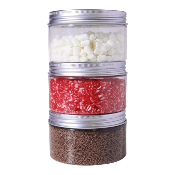 PME Christmas Set Of 3 Hot Chocolate Toppings 400g