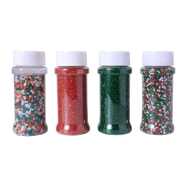 PME Festive Cheer Set Of 4 Christmas Sprinkles 420g