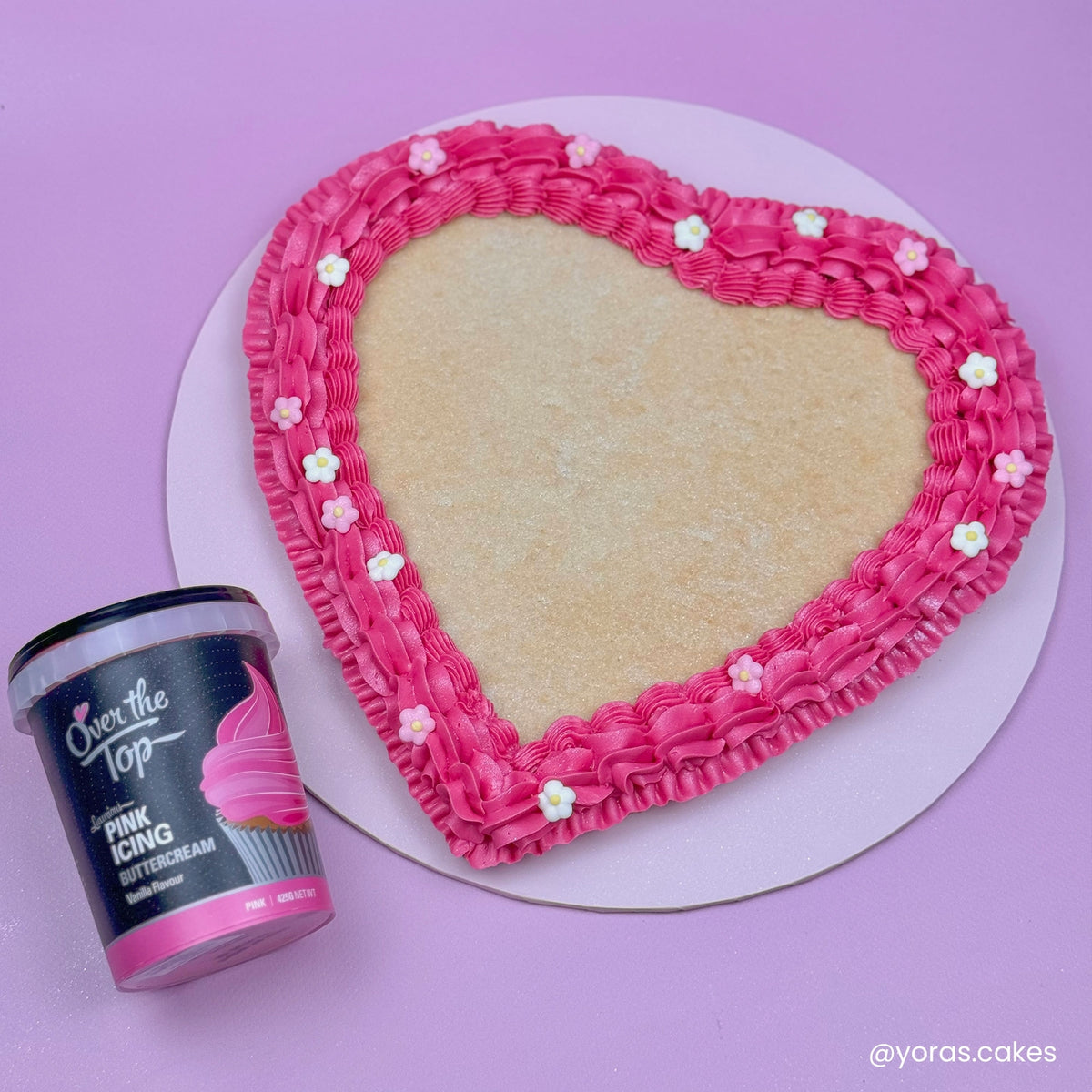 Over The Top Pink Buttercream 425g