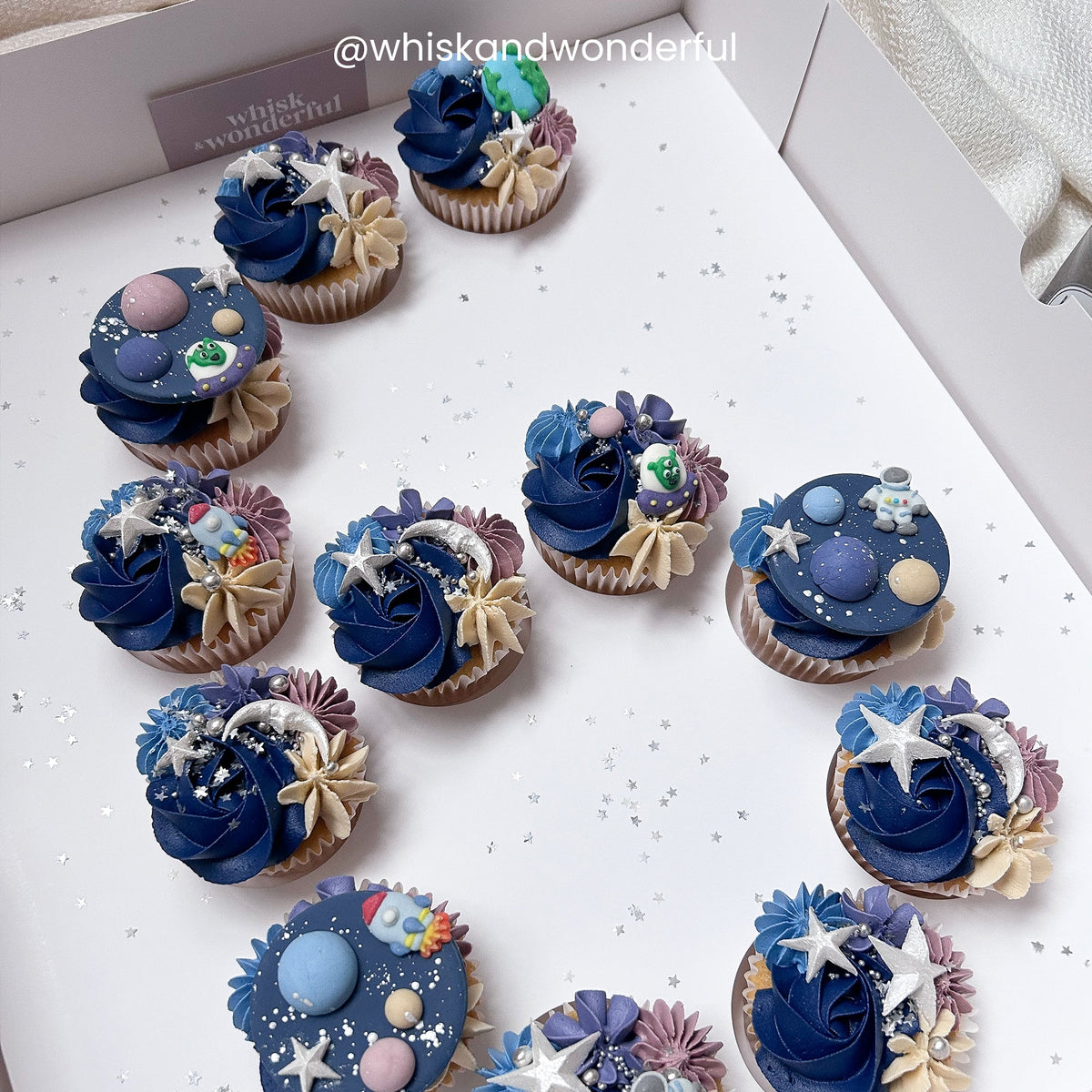 Culpitt Spaceman Handmade Edible Toppers x 10