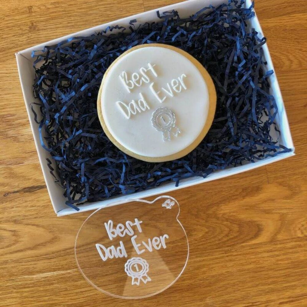 LissieLou Best Dad Ever Cookie & Icing Embosser