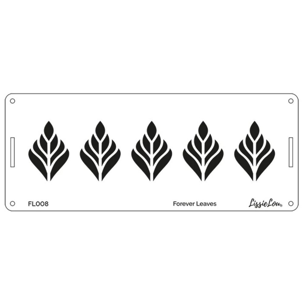 LissieLou Forever Leaves Border Cake Stencil