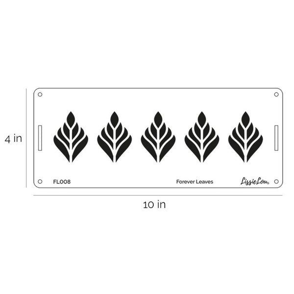LissieLou Forever Leaves Border Cake Stencil