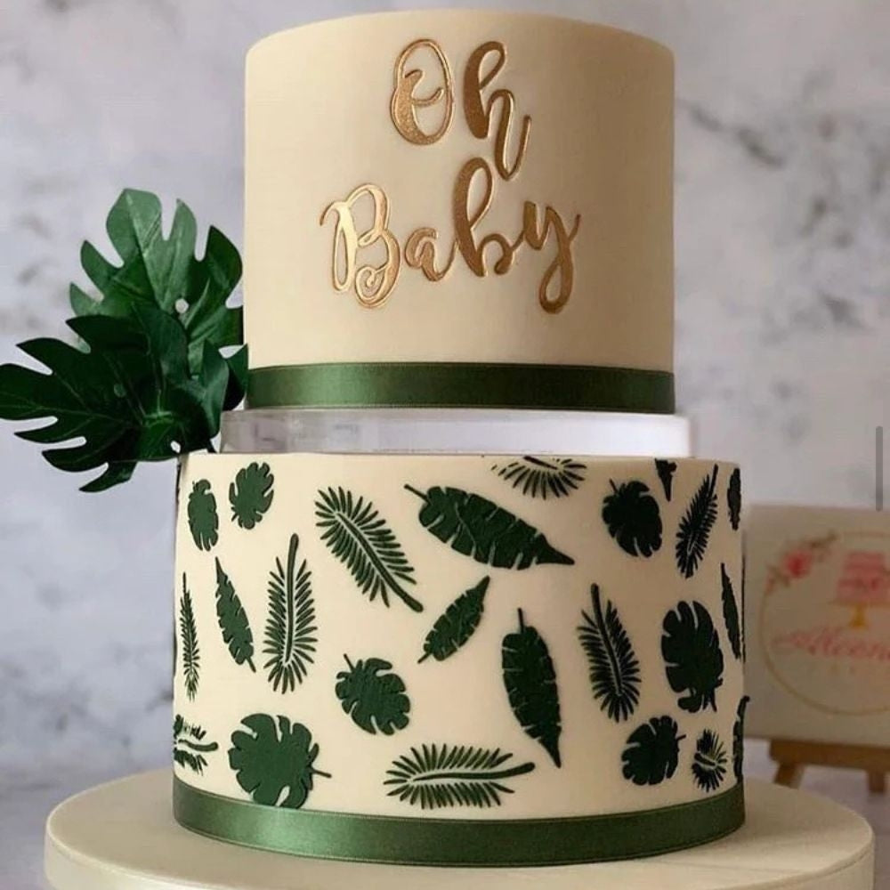 LissieLou Truly Tropical Full Size Cake Stencil