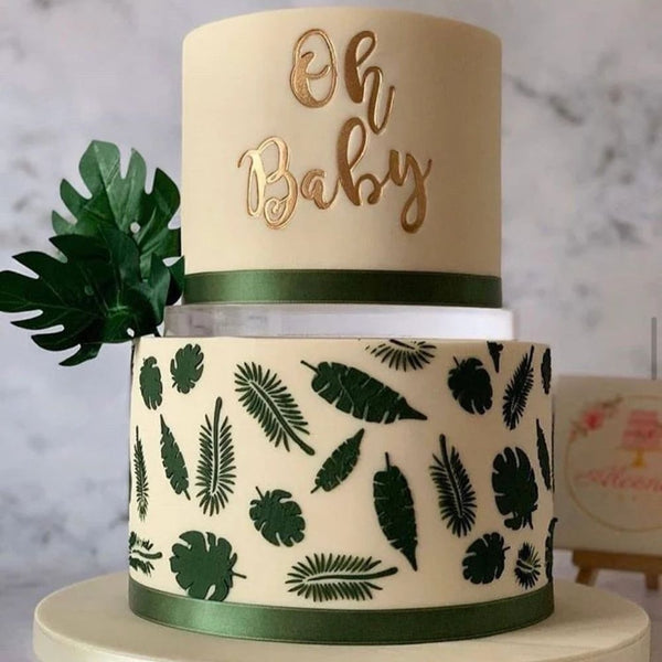 LissieLou Truly Tropical Full Size Cake Stencil