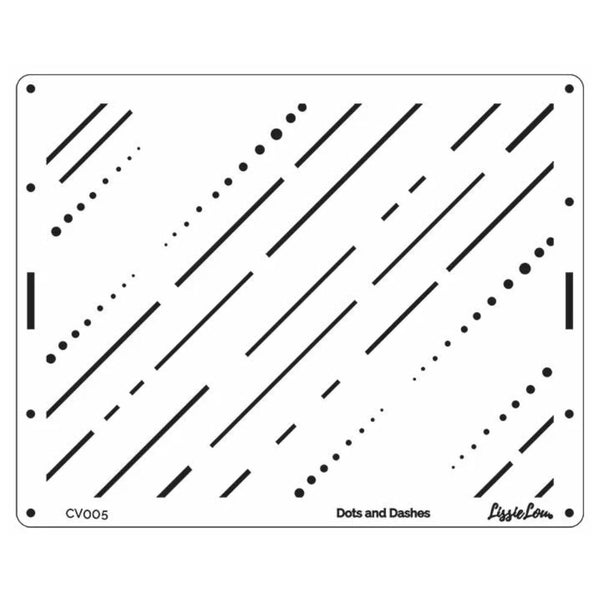 LissieLou Dots & Dashes Full Size Cake Stencil