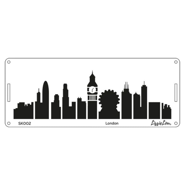 LissieLou London City Skyline Border Cake Stencil
