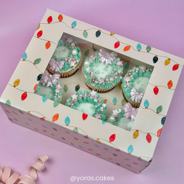 Simply Making Christmas Lights Cupcake Box - Pack Of 2