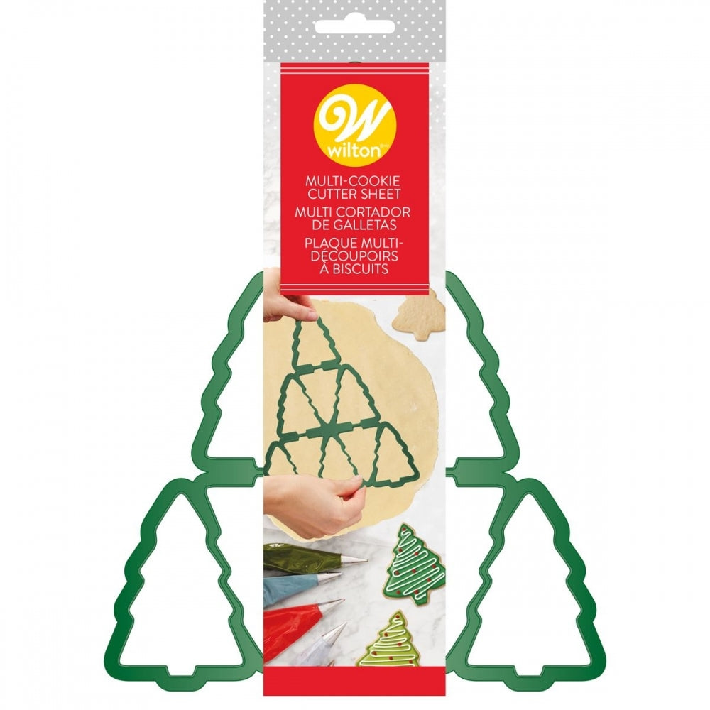Wilton Christmas Trees Multi-Cookie Cutter Sheet