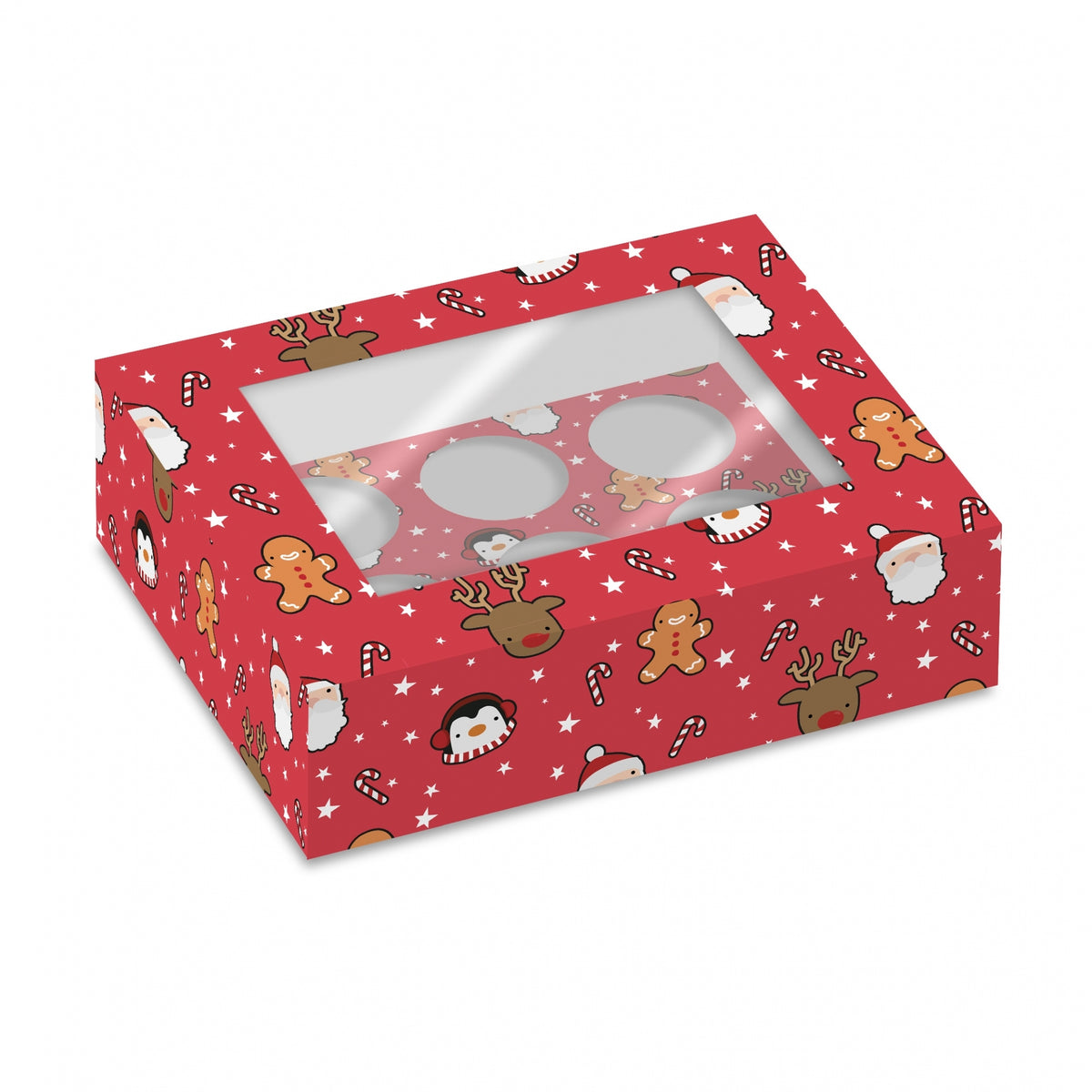 Simply Making Holds 6 Festive Friends Cupcake Box - 2 pack