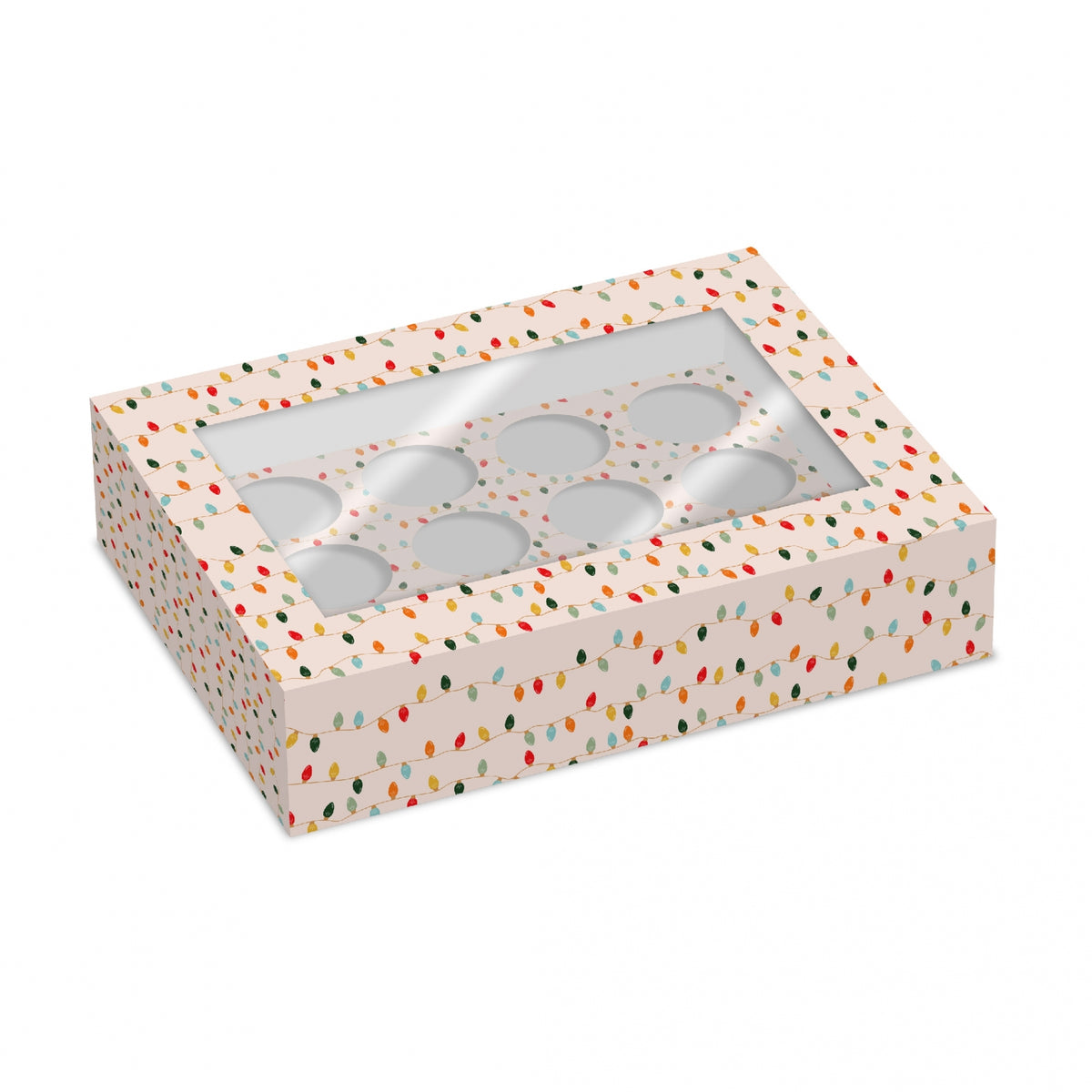 Simply Making Christmas Lights Cupcake Box - Pack Of 2