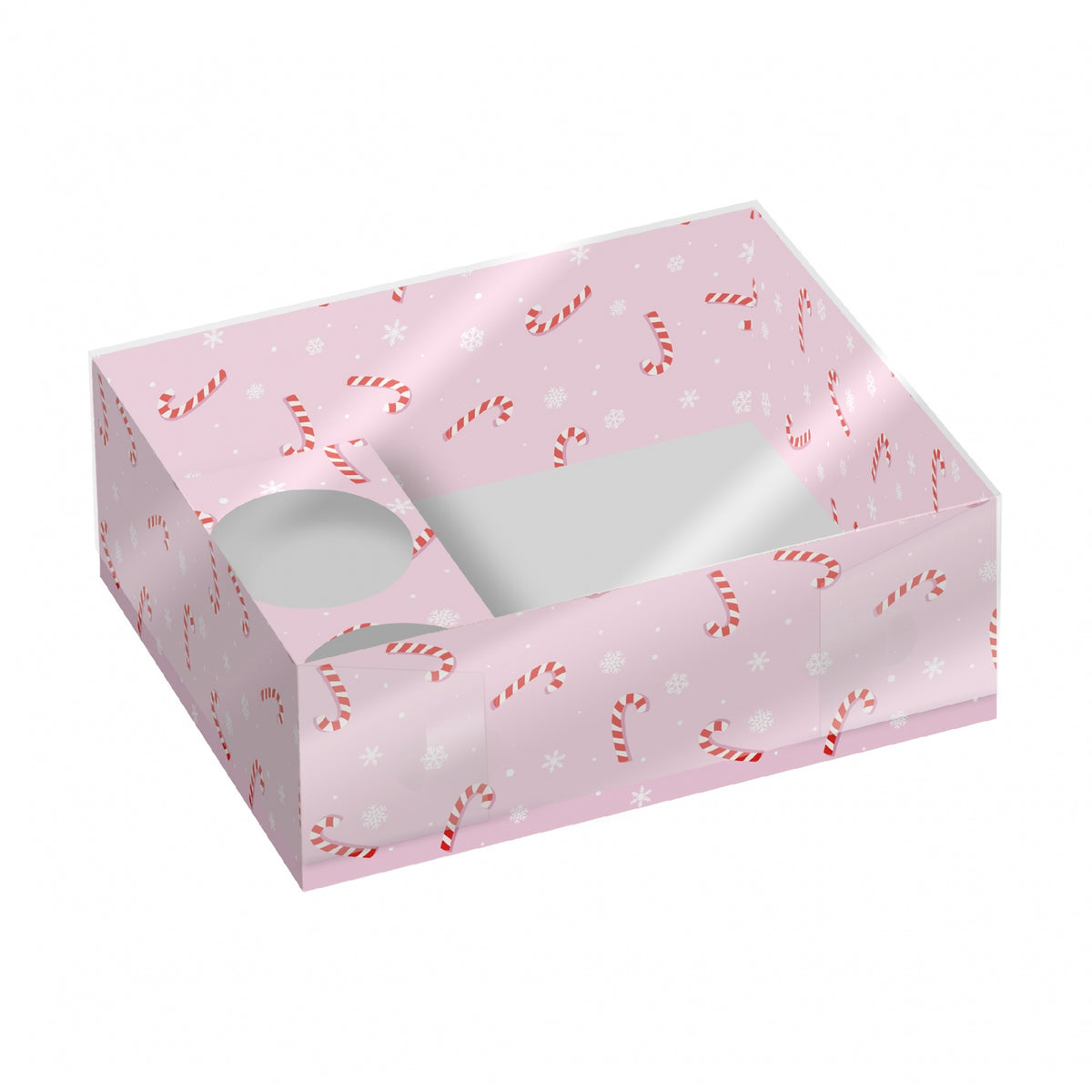 Simply Making Candy Canes Hamper & Cupcake Box - Pack Of 2