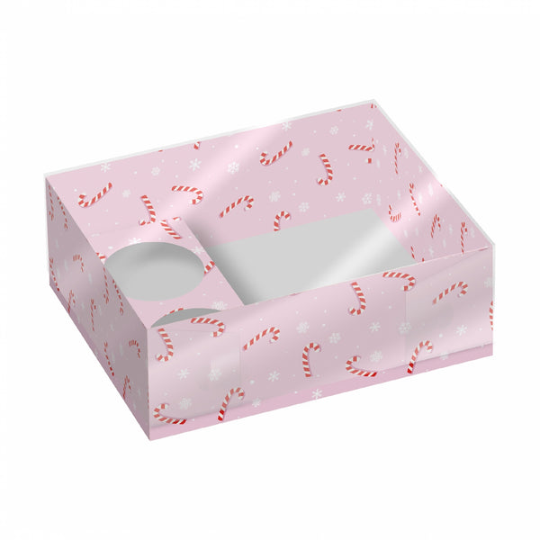 Simply Making Candy Canes Hamper & Cupcake Box - Pack Of 2