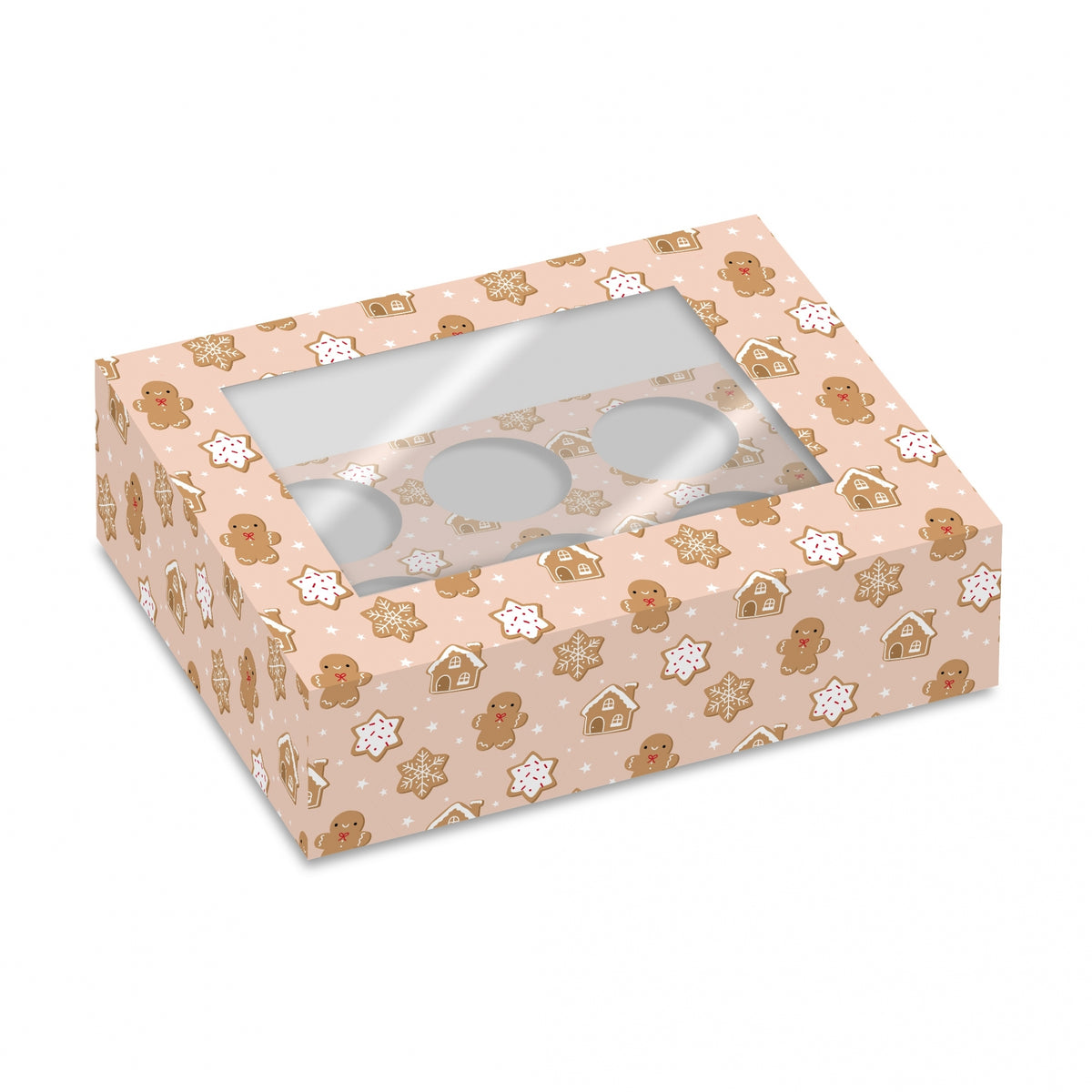 Simply Making Gingerbread Cupcake Box - Pack Of 2
