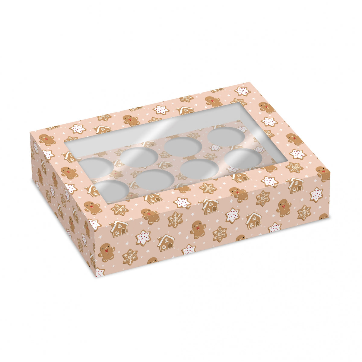 Simply Making Gingerbread Cupcake Box - Pack Of 2
