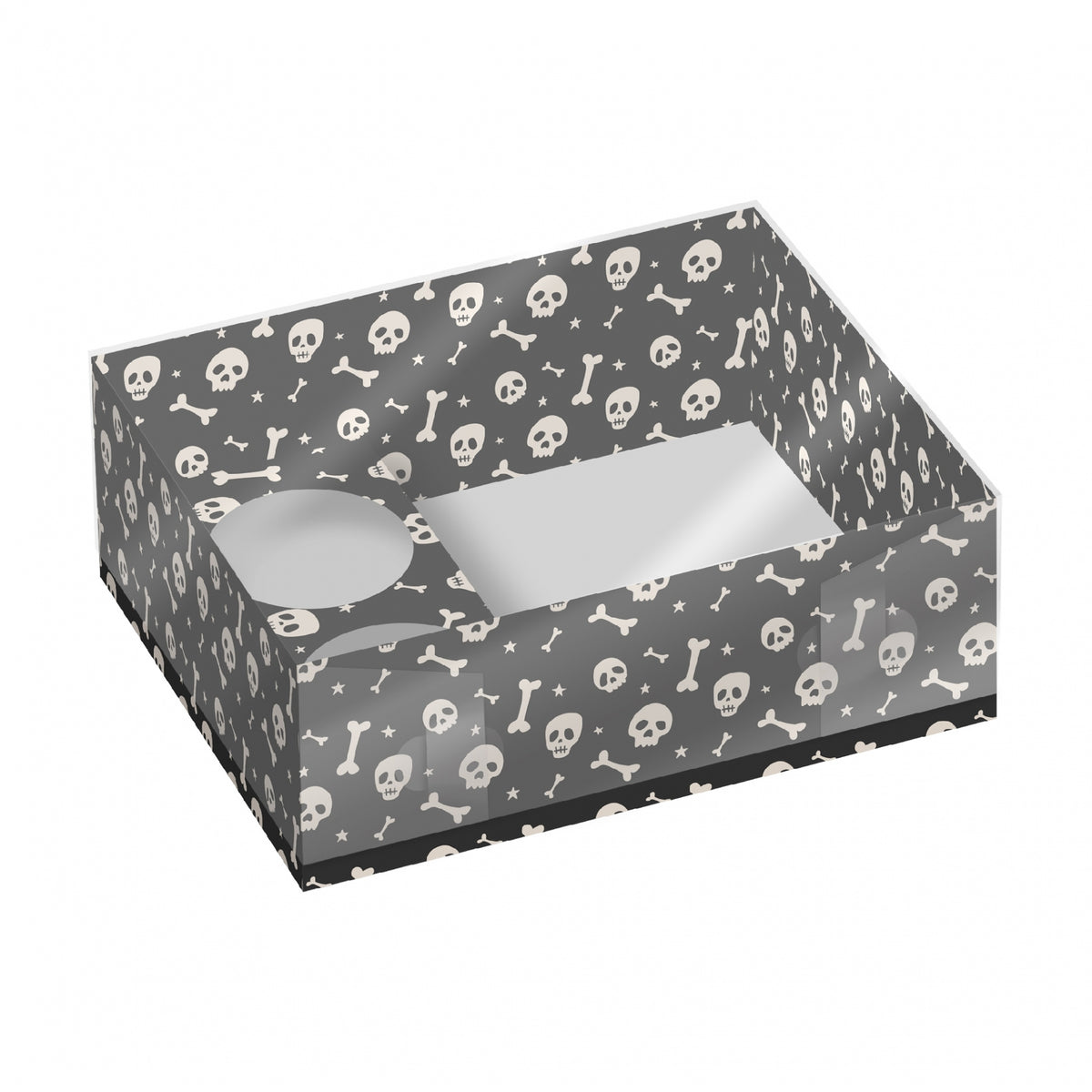 Simply Making Halloween Skeleton Hamper & Cupcake Box Pack Of 2