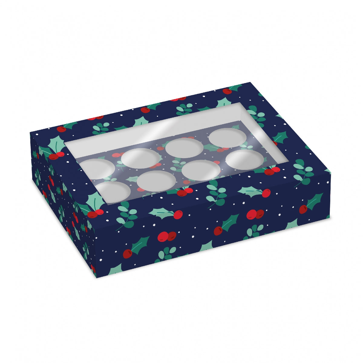 Simply Making Holly & Berries Cupcake Box