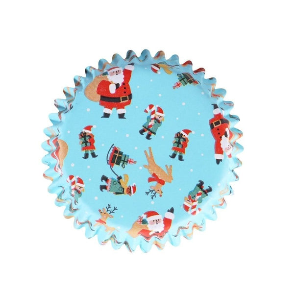PME Santa & Rudolph Christmas Foil-lined Cupcake Cases x 60