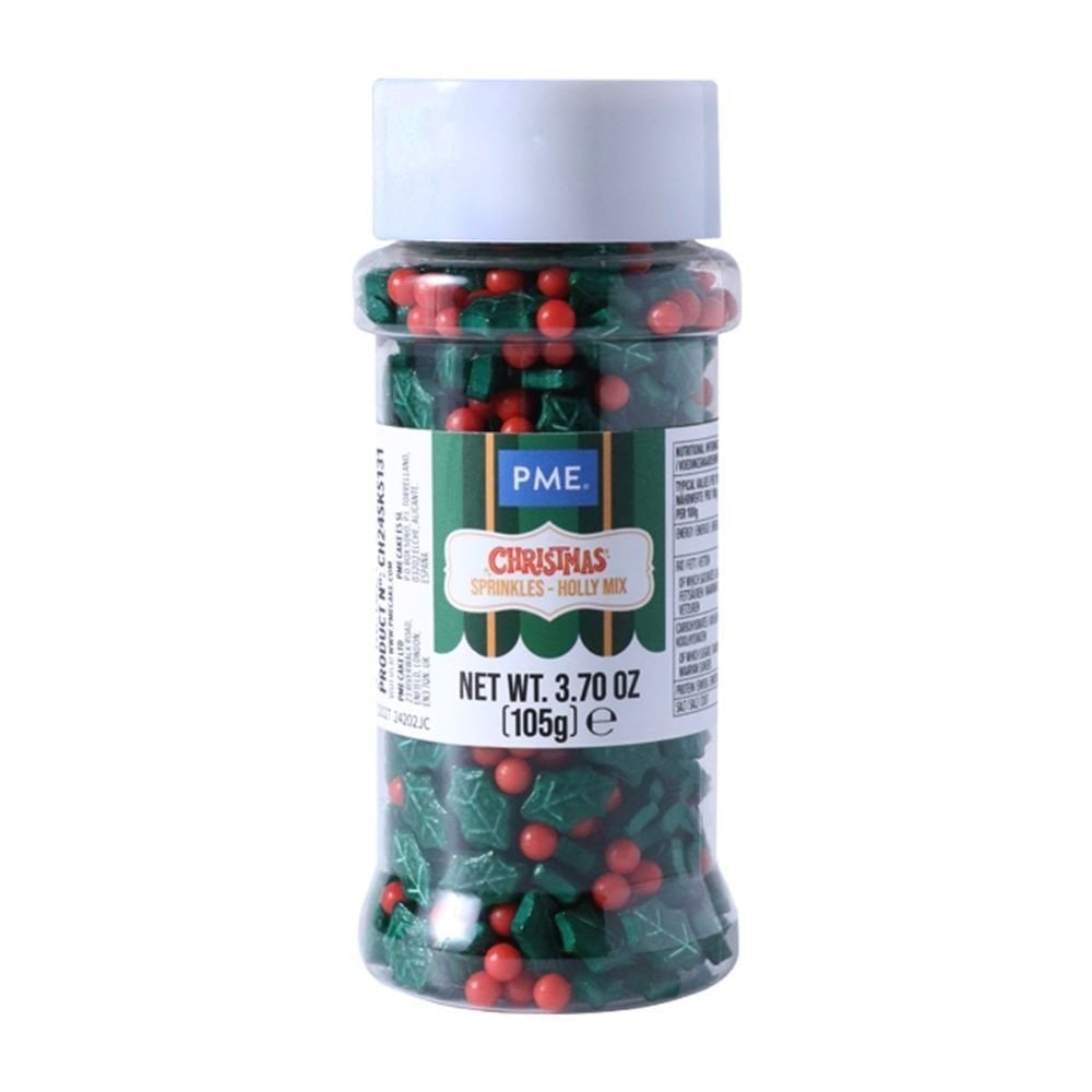 PME Holly Mix Christmas Sprinkles 105g