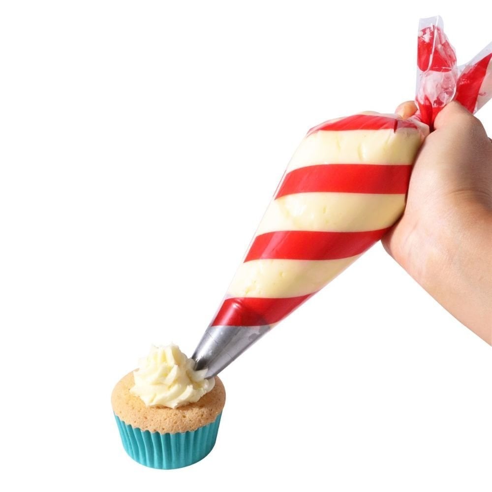 PME Candy Cane Christmas Disposable Icing Piping Bags x 12