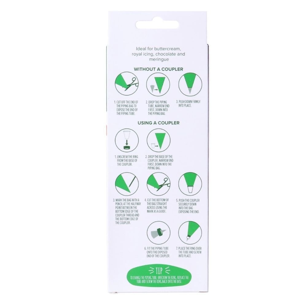 PME Candy Cane Christmas Disposable Icing Piping Bags x 12
