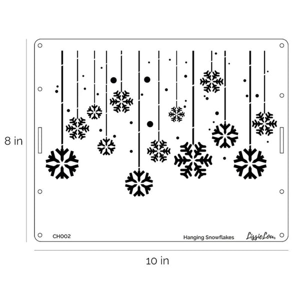 LissieLou Set Of 3 Professional Full Size Christmas Cake Stencils
