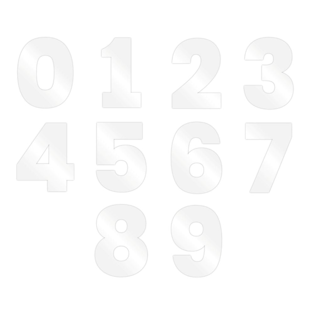 Simply Making Clear Acrylic Number Cake Stencil Plate