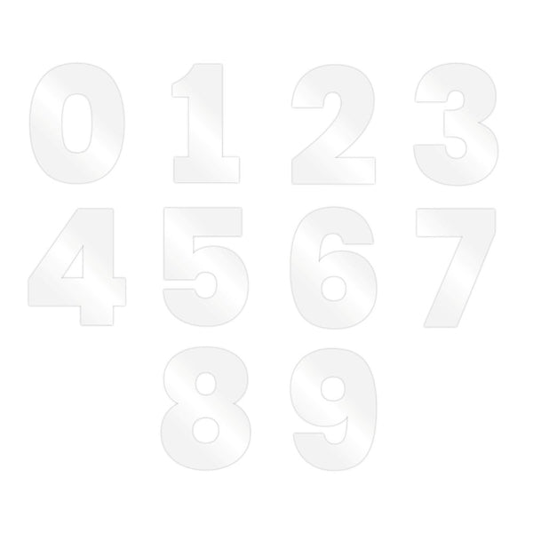 Simply Making Clear Acrylic Number Cake Stencil Plate