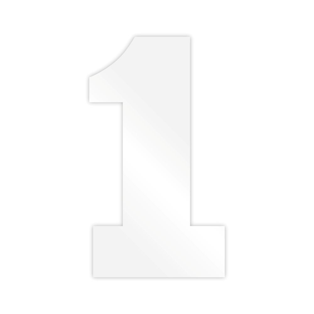 Simply Making Clear Acrylic Number Cake Stencil Plate