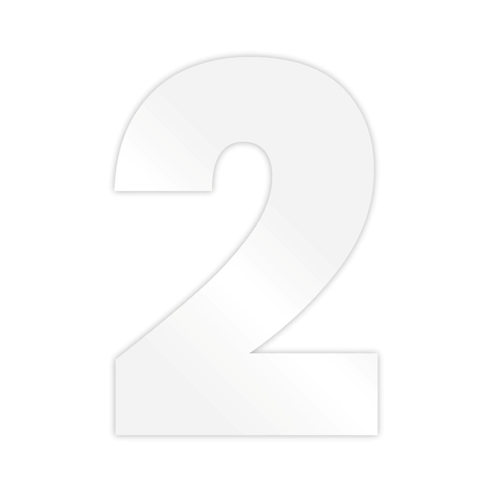 Simply Making Clear Acrylic Number Cake Stencil Plate