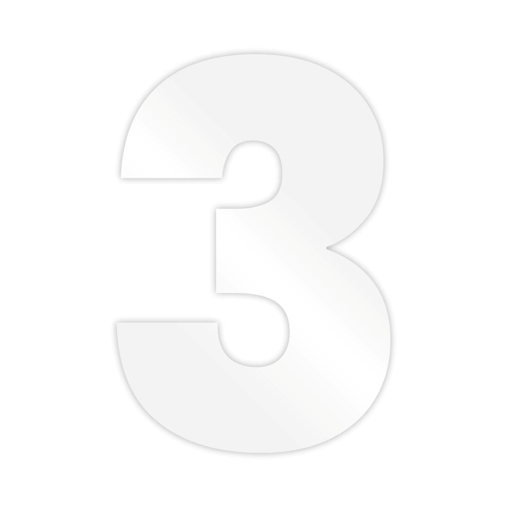 Simply Making Clear Acrylic Number Cake Stencil Plate
