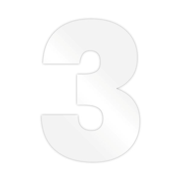 Simply Making Clear Acrylic Number Cake Stencil Plate