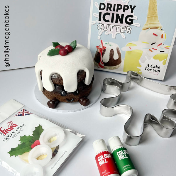 FMM Holly Leaf Icing Cutter Set Of 3