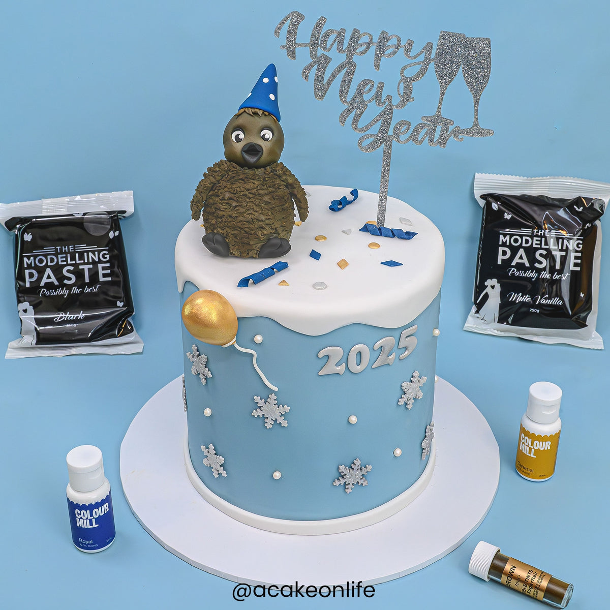 THE SUGAR PASTE LOW DATE - Black Vanilla 250g - The Modelling Paste [APRIL 2026]