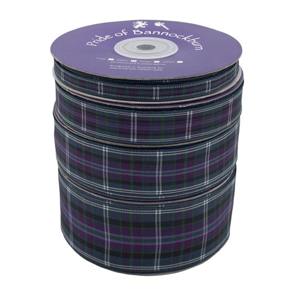 Berisfords Pride Of Bannockburn Scottish Tartan Plaid Ribbon x 25m Reel