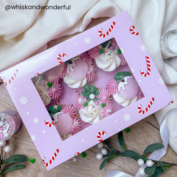 Simply Making Holds 6 Candy Canes Cupcake Box - Pack Of 2
