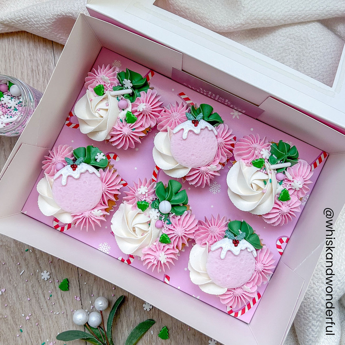 Simply Making Holds 6 Candy Canes Cupcake Box - Pack Of 2