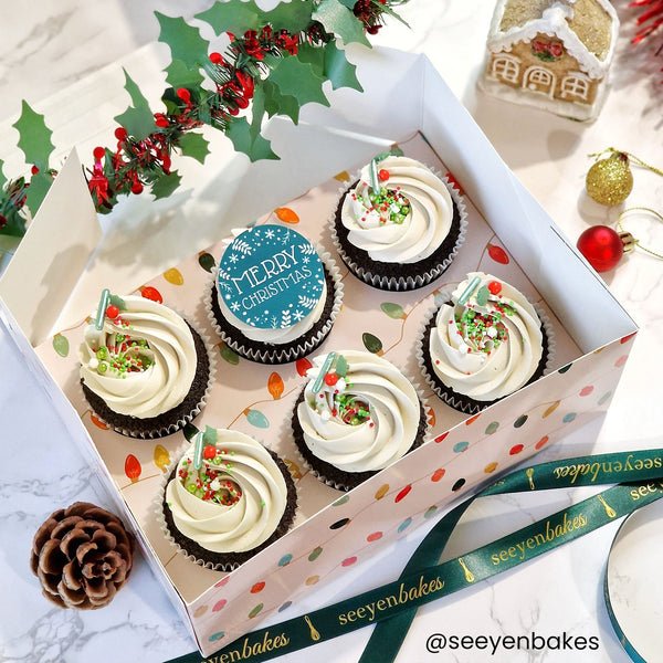Simply Making Christmas Lights Cupcake Box - Pack Of 2