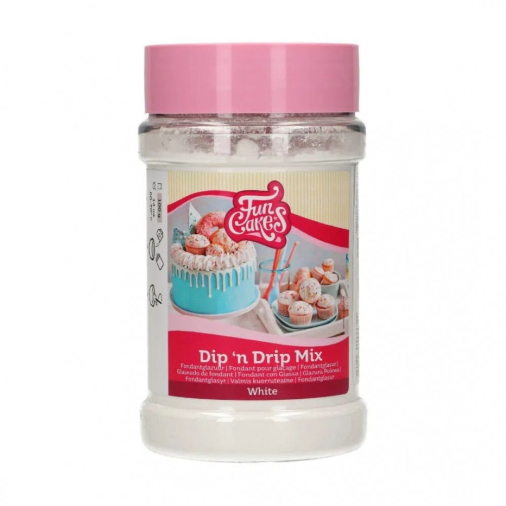 FunCakes White Dip 'N Drip Mix