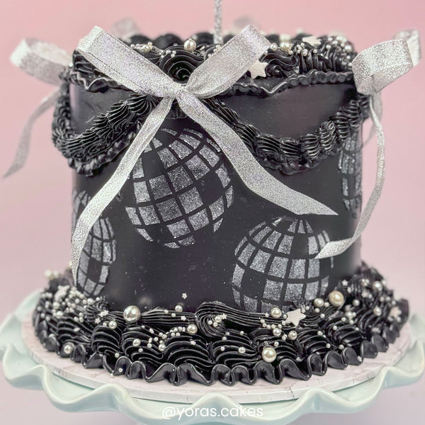 Simply Making Disco Ball Cupcake & Cookie Stencil