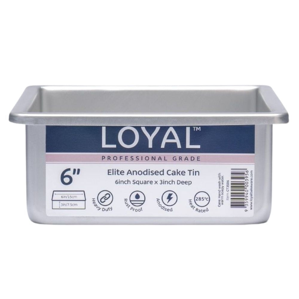 Loyal Square Elite Anodised Cake Tin