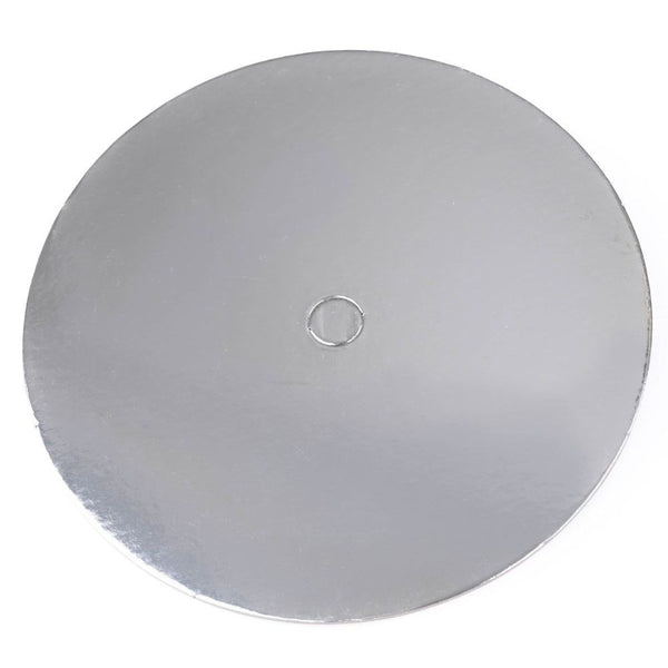Loyal Silver Round Perforated Cake Board Pack Of 10