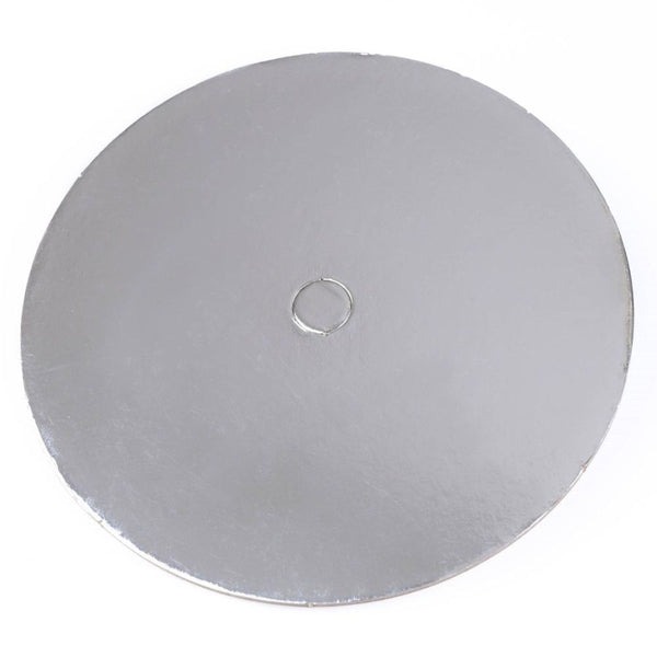 Loyal Silver Round Perforated Cake Board Pack Of 10