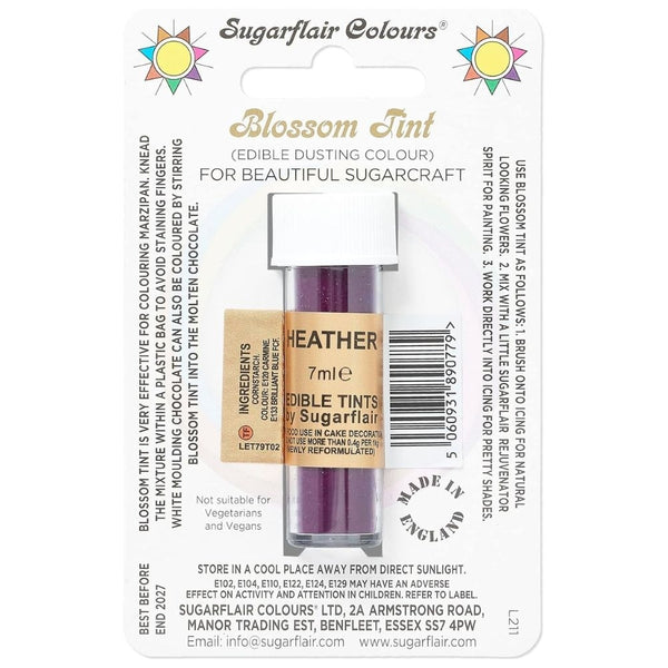 Sugarflair Heather Blossom Tint Dusting Colouring 7ml