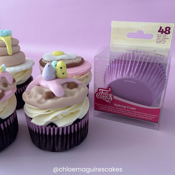 FunCakes Royal Purple Baking Cases x 48