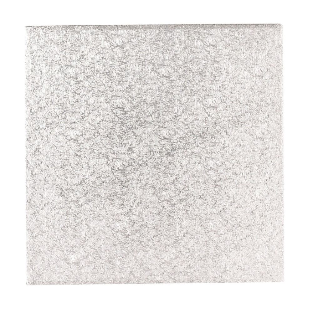 Doric Cake Craft Square Silver Single Thick Cake Card