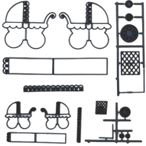 Patchwork Cutters Make A Pram Sugarcraft Icing Cutter Set